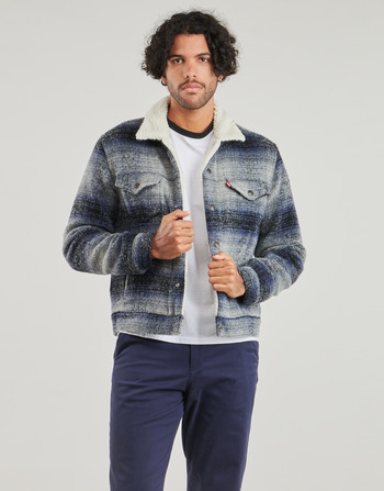 Levi's PLAID TYPE3 SHERPA TRUCK