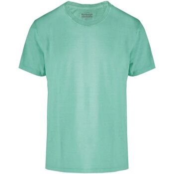 Textil Homem T-shirts e Pólos Bomboogie TM8439 TJCAP-362 PASTEL AQUAMARINE Azul