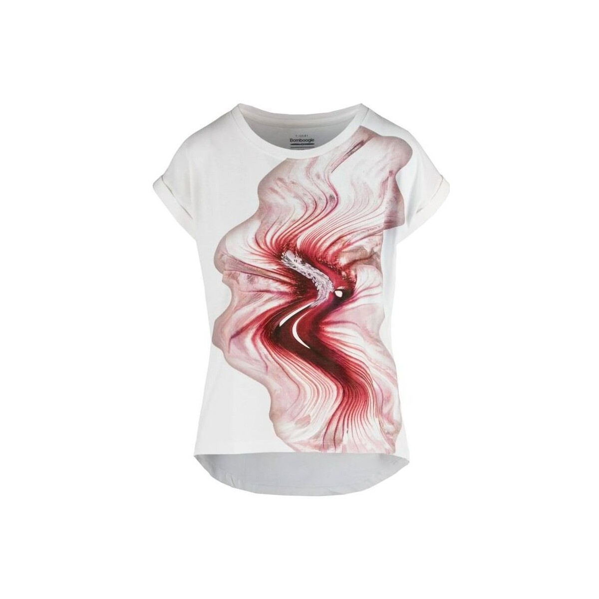 Textil Mulher Mini Rodini strawberry motif denim shirt TW8496 T JSN4-404 Vermelho