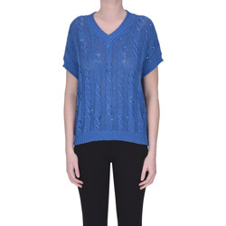 Textil Mulher camisolas Peserico MGP00003074AE Azul