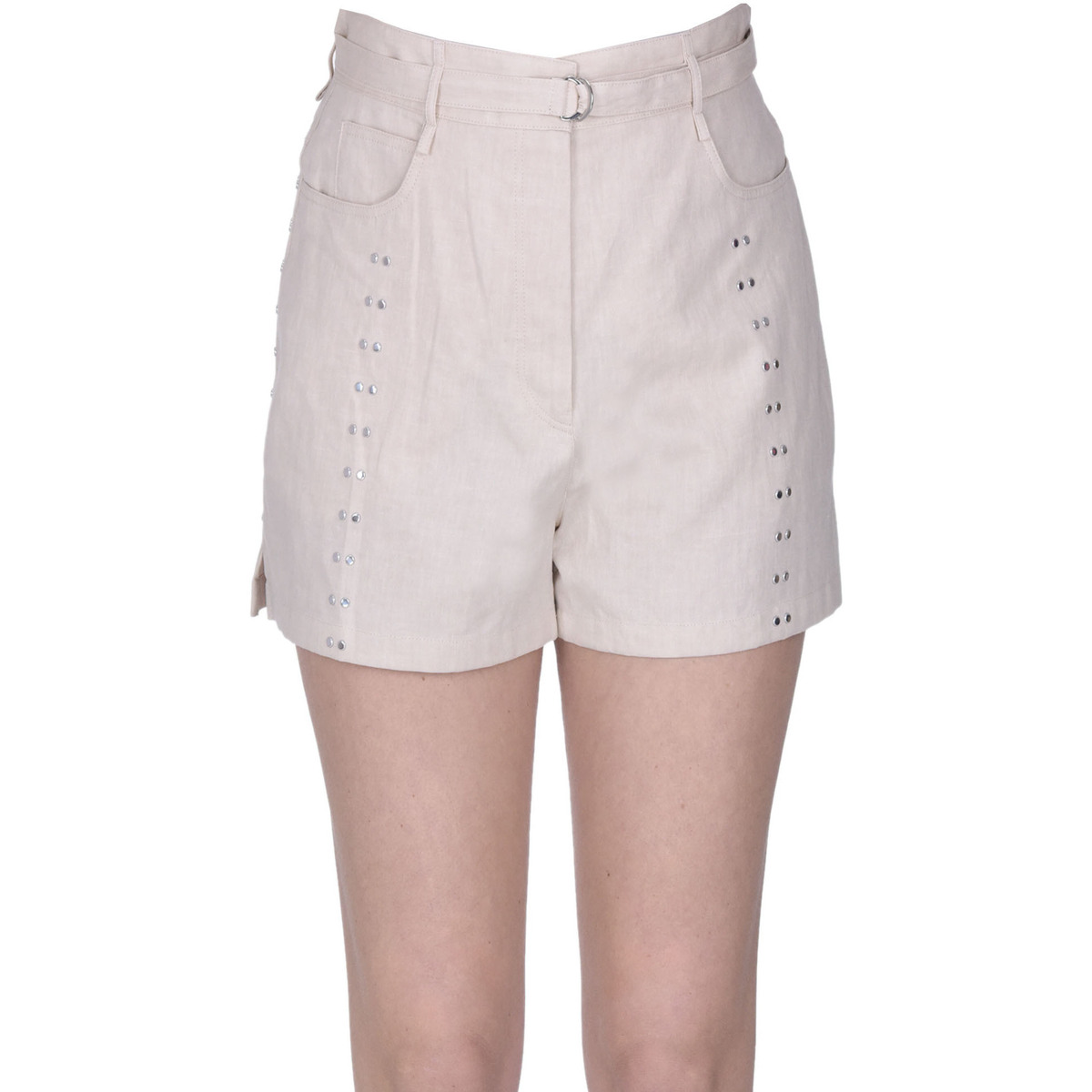 Textil Mulher Plegethon Bela Pods Shorts straight-leg PNH00003053AE Bege