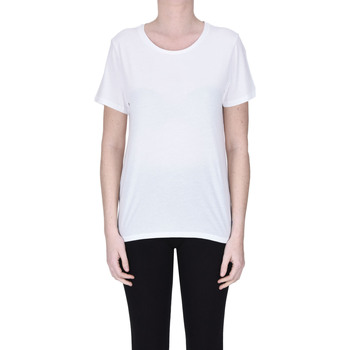 Textil Mulher T-shirts e Pólos Majestic Filatures TPS00003081AE Branco