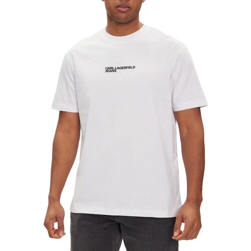 Textil Homem T-Shirt mangas curtas Karl Lagerfeld 241D1702 Branco
