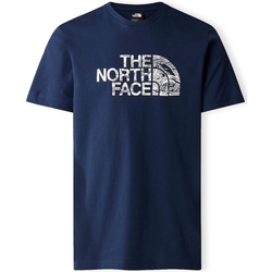 Textil Homem T-shirts e Pólos Boys Short Sleeve Fitted Shirt T-Shirt Woodcut Dome - Summit Navy Azul