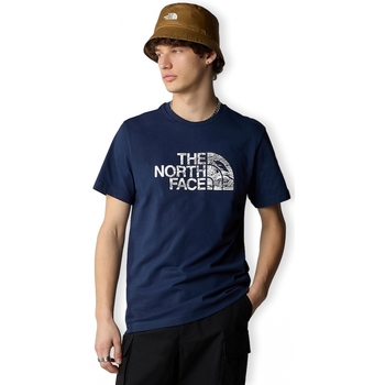 The North Face T-Shirt Woodcut Dome - Summit Navy Azul