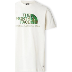Textil Homem T-shirts e Pólos Boys Short Sleeve Fitted Shirt T-Shirt Berkeley California - White Dune Branco