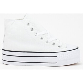 Sapatos Mulher Botas Keslem Botines  en color blanco para Branco