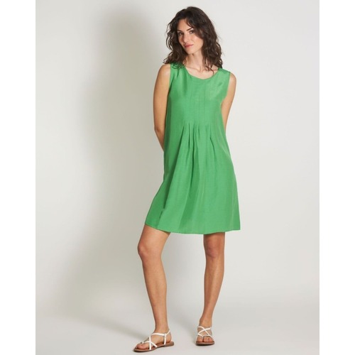 Textil Mulher Vestidos Camisolas e casacos de malha 15221462 Verde