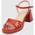 Sapatos Mulher Sandálias Wonders SANDALIA  G-6801 ROJO Vermelho