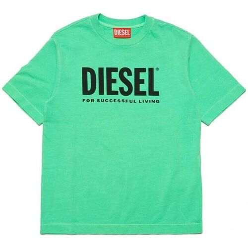 Textil Criança T-shirts e Pólos Diesel J01902 KYAYB - TNUCI-K587 Verde