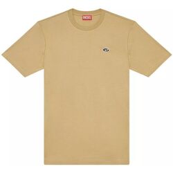 Loose-fitting crew neck cotton t-shirt