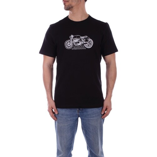 Textil Homem NEEDLES plaid-jacquard short-sleeve shirt Barbour MTS1295 Preto