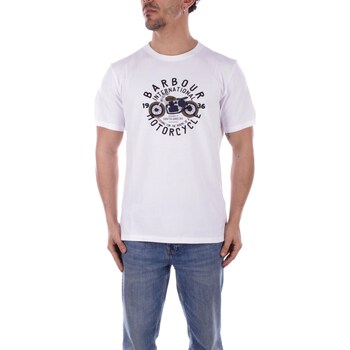 Textil Homem T-Shirt mangas curtas Barbour MTS1244 Branco