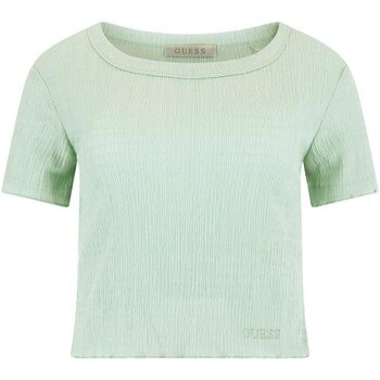 Textil Mulher T-shirts e Pólos Guess W3GP34 KBQI0 Verde