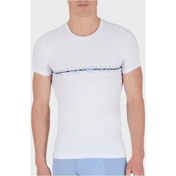 Textil Homem T-Shirt mangas curtas Emporio Armani 111035 4R729 Branco