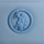 Malas Mulher Fred Perry Petroliumsblå hvid polo med farveblok-panel. BEUPS5465WVP-LIGHT BLUE Azul