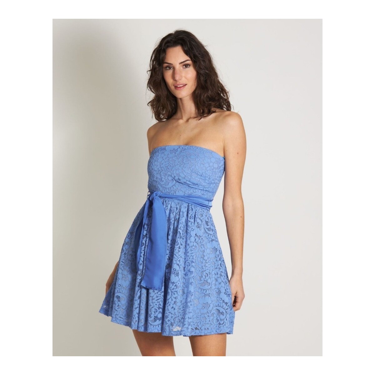 Textil Mulher Vestidos Linea Emme Marella 15621052 Azul