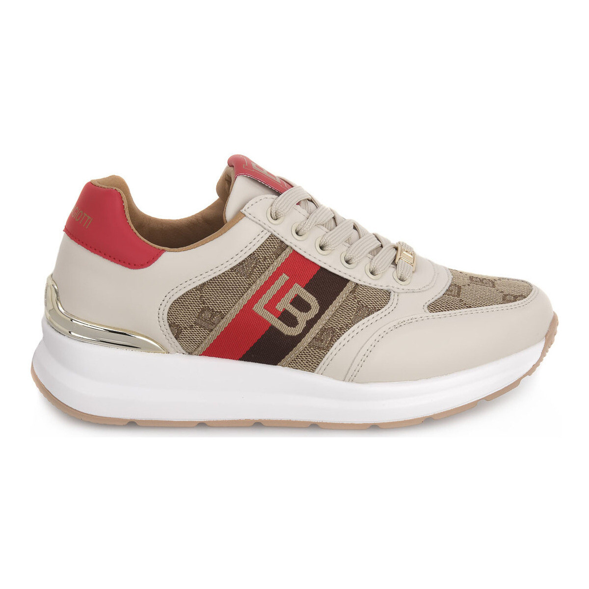 Sapatos Mulher Sapatilhas Laura Biagiotti SNEAKERS Bege