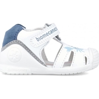 Sapatos Criança Sandálias Biomecanics Sandálias Bebé 242123-A - White Azul