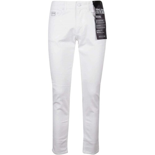 Textil Homem Calças Skin Jeans Versace Skin Jeans Couture 76GAB5D0-CEW01 Branco