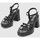 Sapatos Mulher Sandálias MTNG SANDALIA  59609 NEGRO Preto