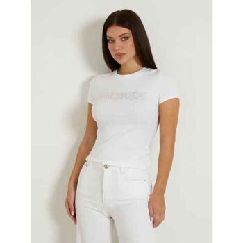 Textil Mulher T-shirts e Pólos Guess W4GI14 J1314-G011 Branco