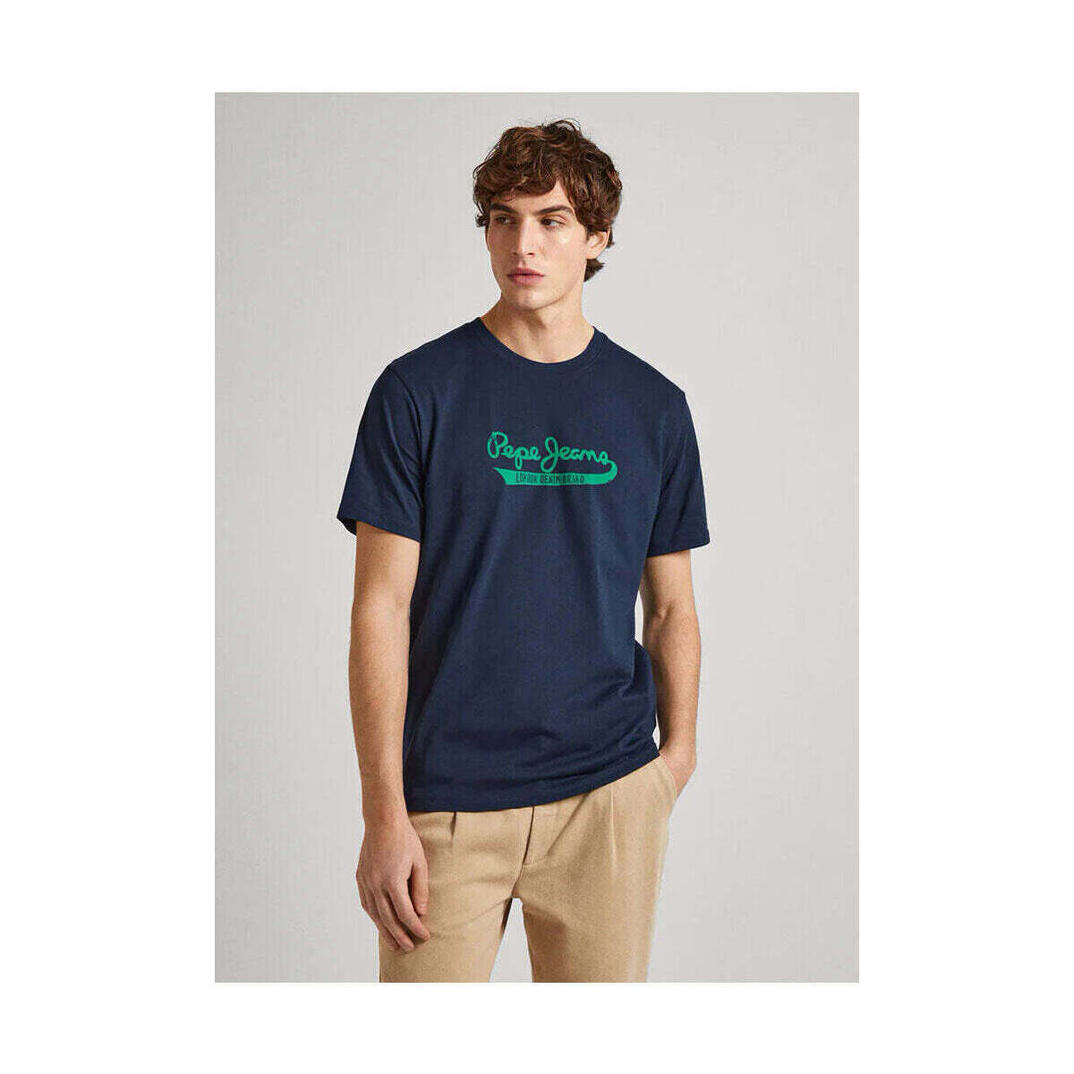Textil Homem T-shirts e Pólos Pepe jeans PM509390-594-3-1 Azul