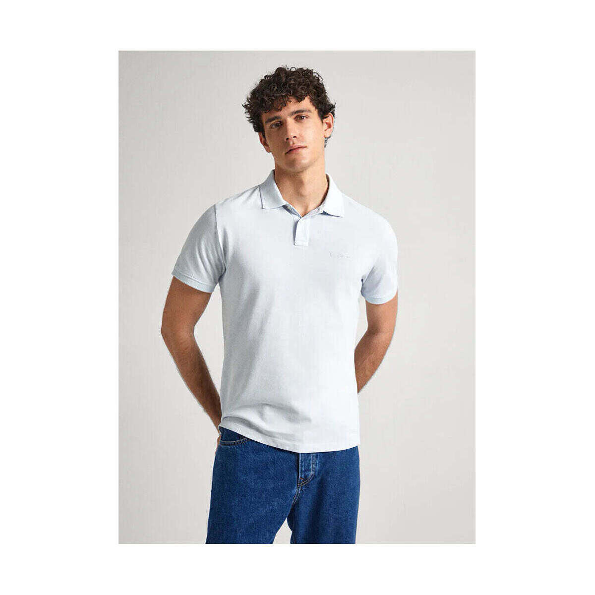 Textil Homem T-shirts e Pólos Pepe jeans PM542099-502-3-1 Azul
