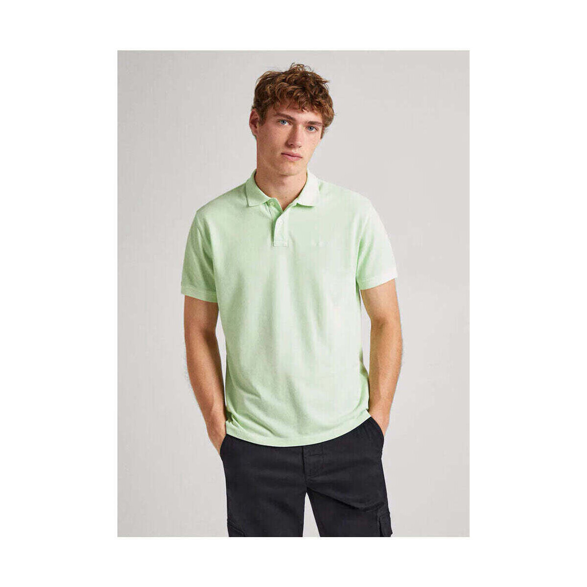 Textil Homem T-shirts e Pólos Pepe jeans PM542099-612-4-1 Verde