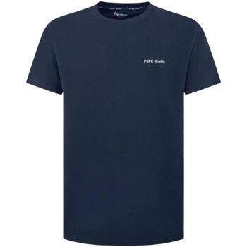 Textil Homem Vans Centre Vee T-shirt dress in black Pepe jeans  Azul