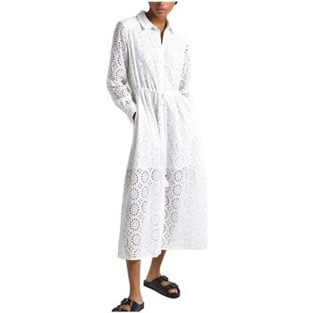 Textil Mulher Vestidos Pepe Air  Branco