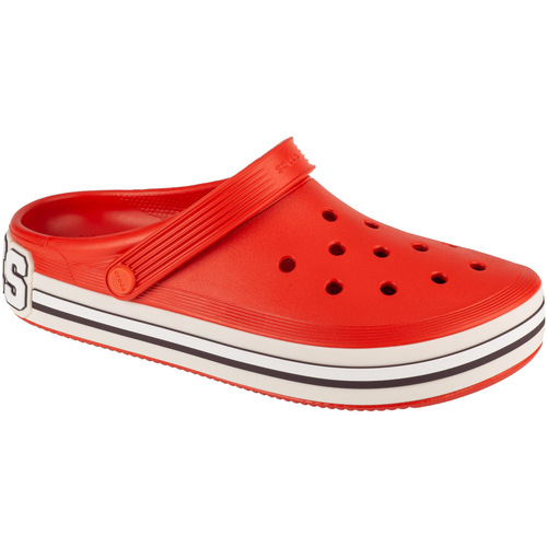 Sapatos Homem Chinelos Crocs Off Court Logo Clog Vermelho