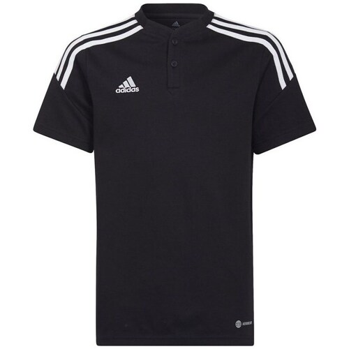 Textil Rapaz T-Shirt mangas curtas adidas Originals Condivo 22 Polo Preto