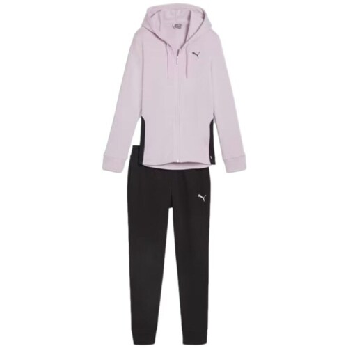Textil Mulher Todos os fatos de treino Puma Classic Preto, Cor-de-rosa