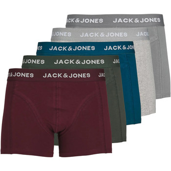 Roupa de interior Homem Boxer Jack & Jones 5-Pack Boxers Smith Multicolor