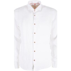 Textil Homem Camisas mangas comprida Yes Zee C505-UP00 Branco