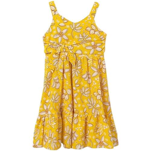 Textil Rapariga Vestidos Mayoral  Amarelo