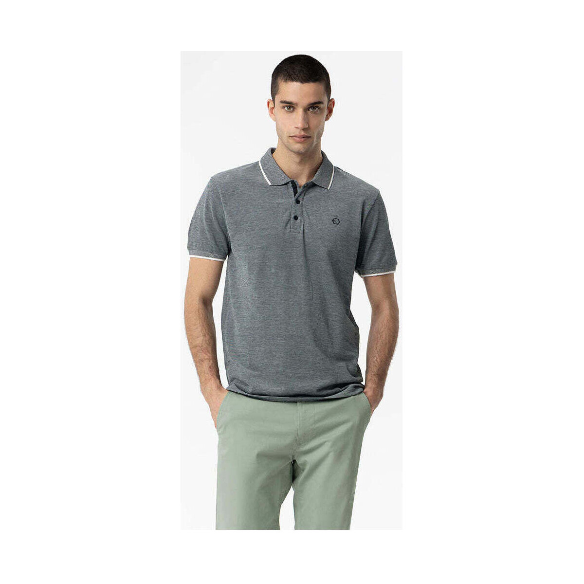 Textil Homem T-shirts e Pólos Tiffosi 10054107-790-3-1 Azul