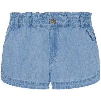 Textil Rapariga Shorts / Bermudas Pepe JEANS Kids  Azul