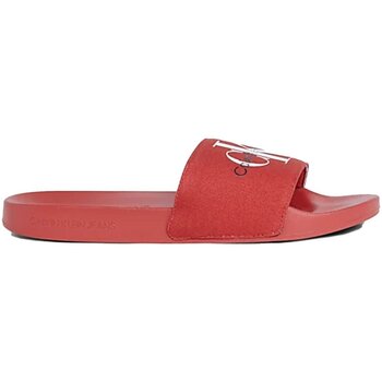 Sapatos Homem Chinelos Calvin Klein Wide YM0YM00061 Vermelho