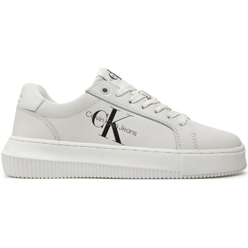 Sapatos Mulher Sapatilhas Calvin Klein JEANS wide-leg YW0YW00823 Branco