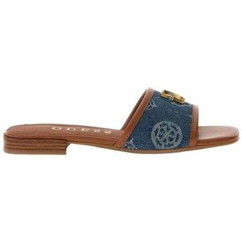 Sapatos Mulher Chinelos Guess TASKP2  Bleu Azul