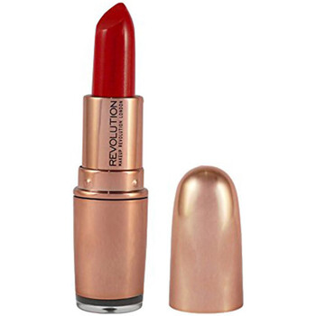 beleza Mulher Batom Makeup Revolution Rose Gold Lipstick - Red Carpet Vermelho