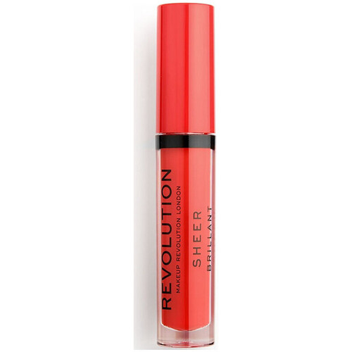 beleza Mulher Gloss Makeup Revolution Sheer Brilliant Lip Gloss - 132 Cherry Laranja