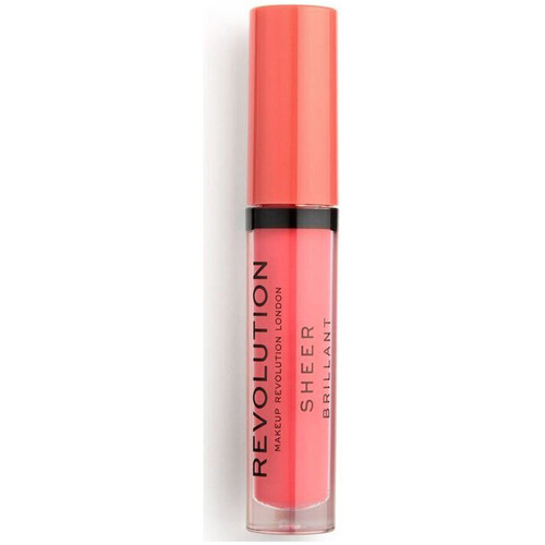 beleza Mulher Gloss Makeup Revolution Sheer Brilliant Lip Gloss - 138 Excess Rosa