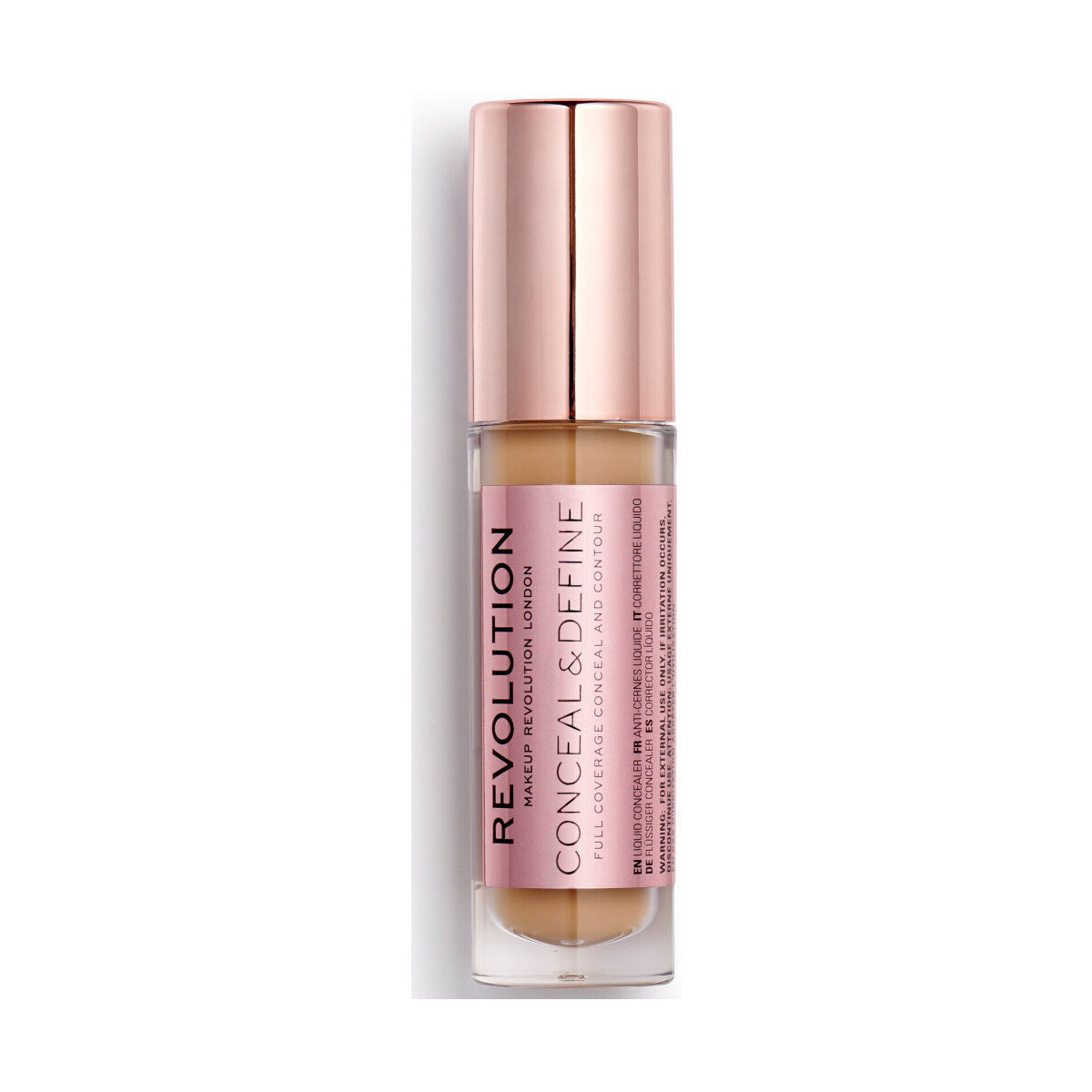 beleza Mulher Redutor de bolsas e corrector Makeup Revolution Concealer Conceal & Define - C12 Castanho