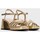 Sapatos Mulher Escarpim Wonders Zaida G-6801 Oro Ouro