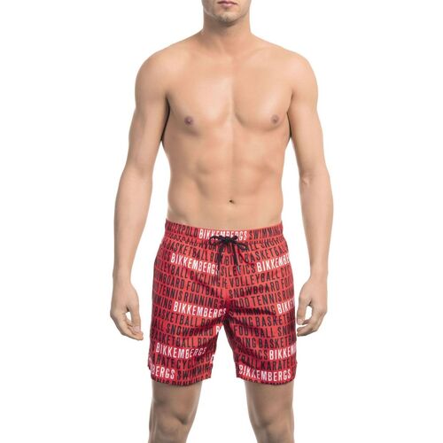 Textil Homem Shorts / Bermudas Bikkembergs - bkk1mbm17 Vermelho