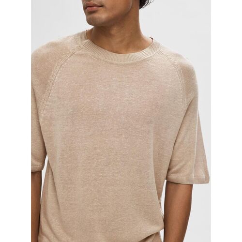 Selected 16092663 COMO-PURE CASHMERE Bege