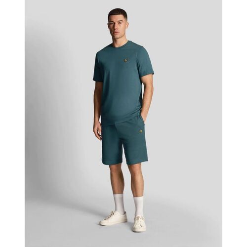 Lyle & Scott ML414VOG SWEAT SHORT-W746 MALACHITE GREEN Verde